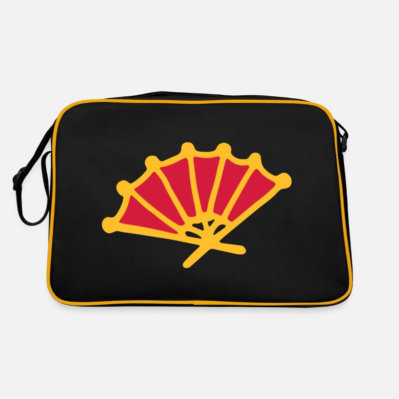 Asiatischer Fächer Handfächer asian hand fan Retro Tasche
