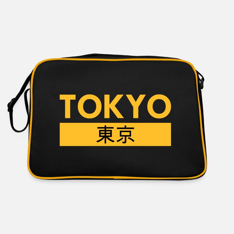 Tokyo et Tokyo en écriture japonaise Sac Retro
