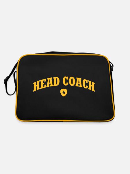 Head Coach - Retro Bag - black/gold - Back