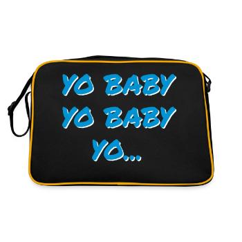 YO BABY YO BABY YO - Sac Retro - noir/or - Dos