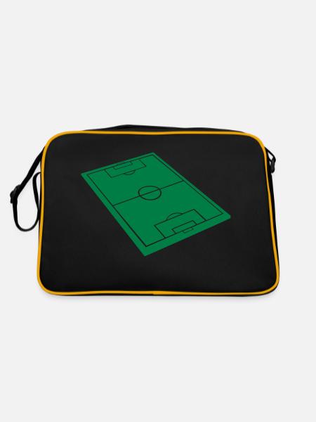 Playfield - Retro Tasche - Schwarz/Gold - Hinten