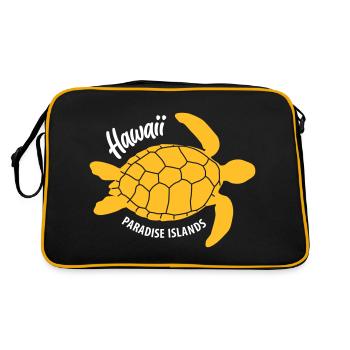Turtle Hawaii Paradise Islands - Retro Bag - black/gold - Back