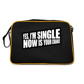 célibataire maintenant votre chance - Sac Retro - noir/or - Dos