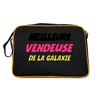 MEILLEURE VENDEUSE DE LA GALAXIE - Sac Retro - noir/or - Dos
