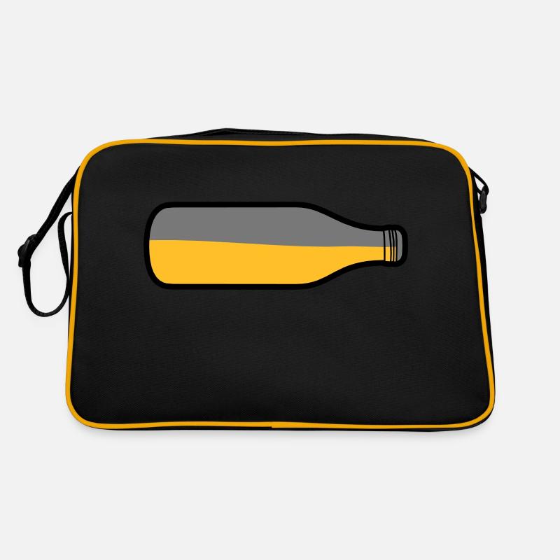 Lying beer bottle Retro Bag