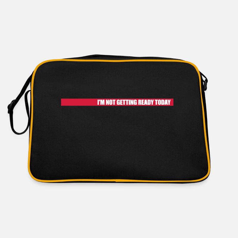 ne pas se préparer aujourd’hui Sac Retro