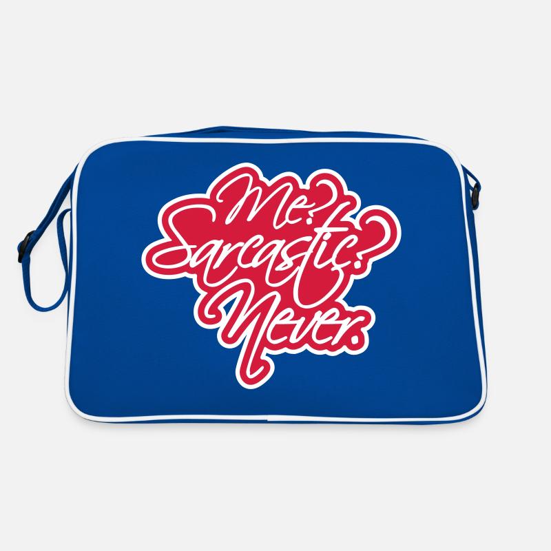 me sarcastic never quote Retro Bag