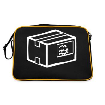 Colis payé - Sac Retro - noir/or - Dos