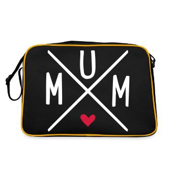 mum - Retro Bag - black/gold - Back