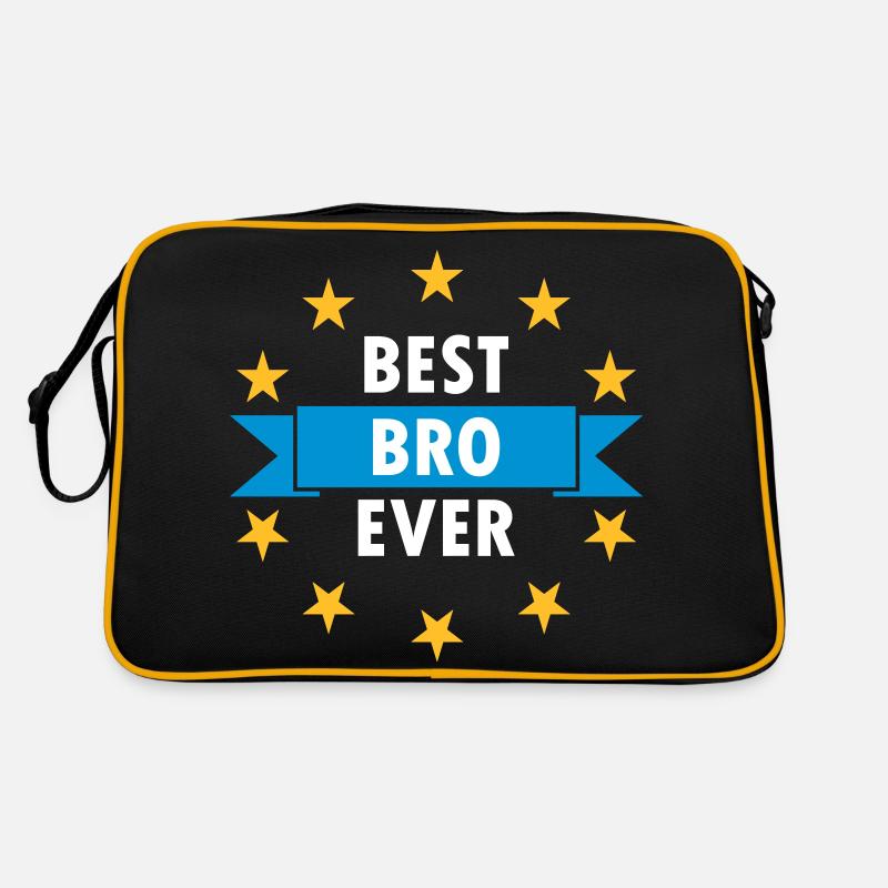 Best bro ever (banners, stars) Retro Bag