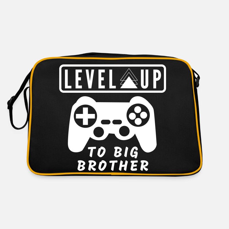 Level Up to big brother Retro Tasche