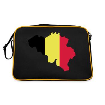 Belgique - Sac Retro - noir/or - Dos
