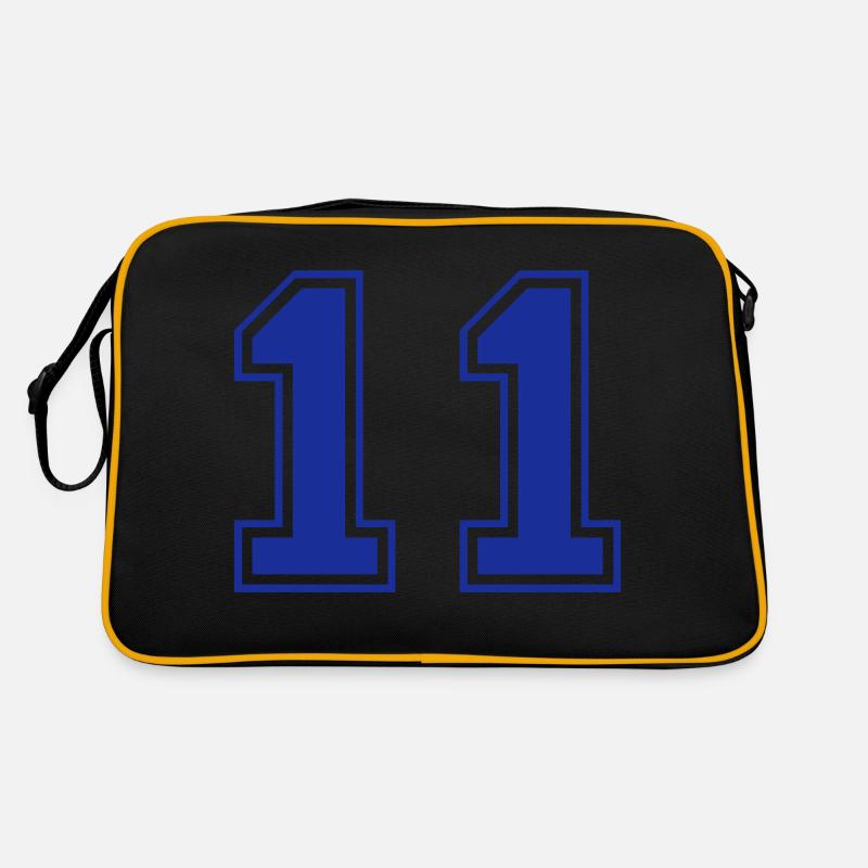 11 - Nummer - Zahl Retro Tasche