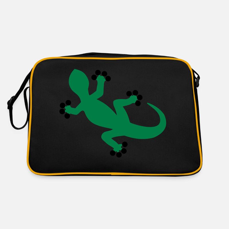 Gecko / Eidechse Retro Tasche