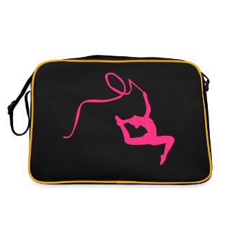 grs gymnastique rythmique sportive3 - Sac Retro - noir/or - Dos
