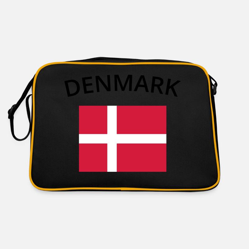 denmark - Sac Retro - noir/or