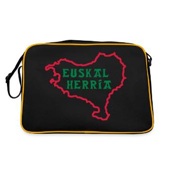 Pays Basque - Euskal Herria - Sac Retro - noir/or - Dos