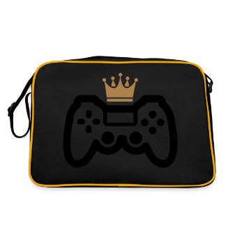 game king - Retro Bag - black/gold - Back