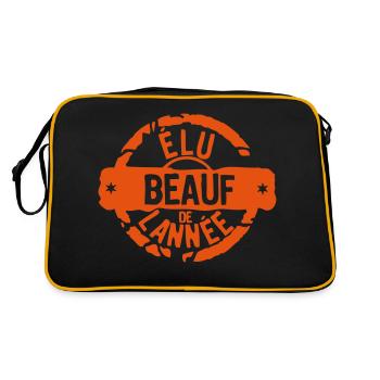 beauf elu annee tampon meilleurs - Sac Retro - noir/or - Dos