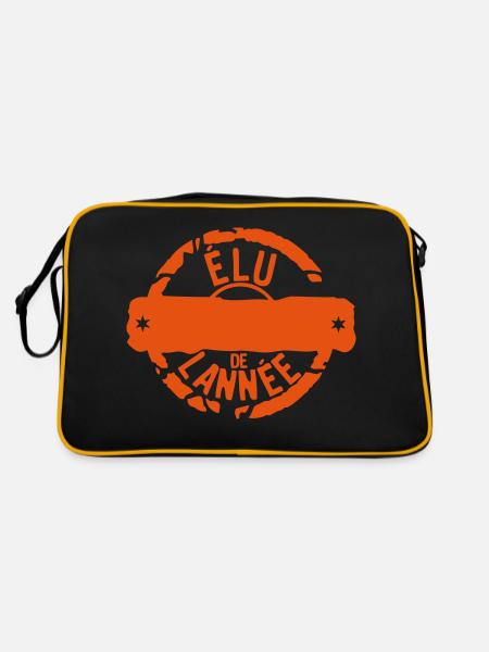 tampon elu annee vide - Sac Retro - noir/or - Dos