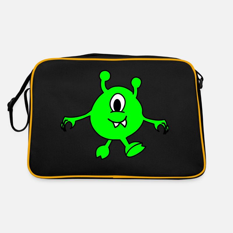 Monster Alien Retro Tasche