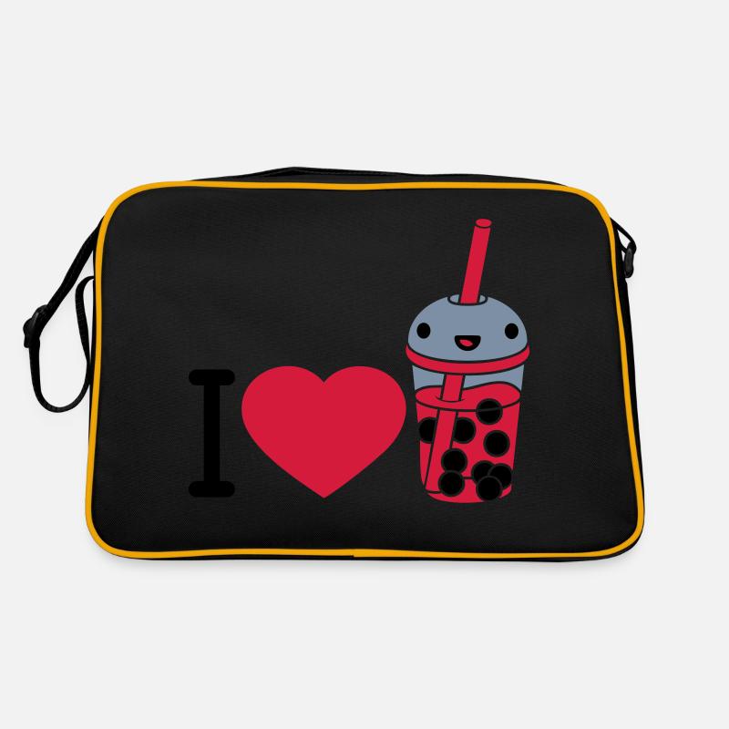 I Love Bubble Tea Retro Bag