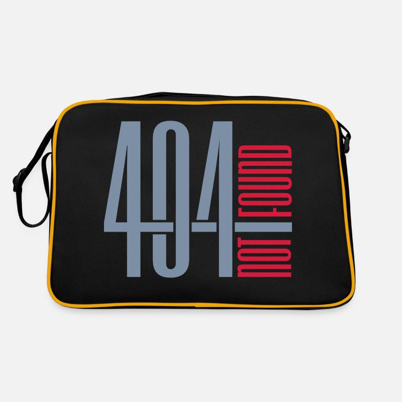 404 not found Error Retro Bag