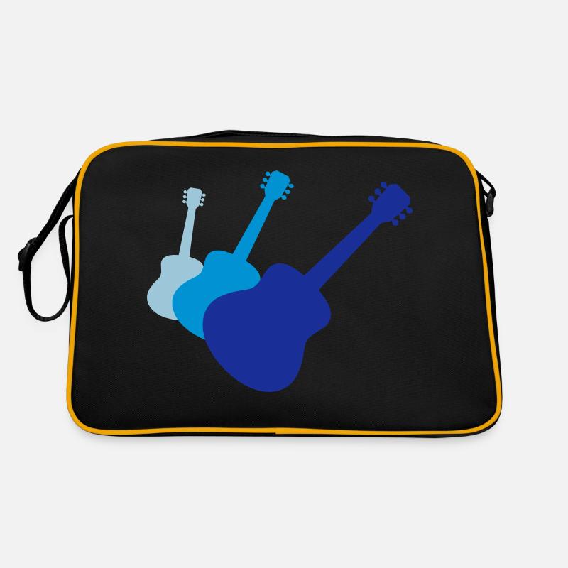3 guitars guitar guitar play Retro Bag