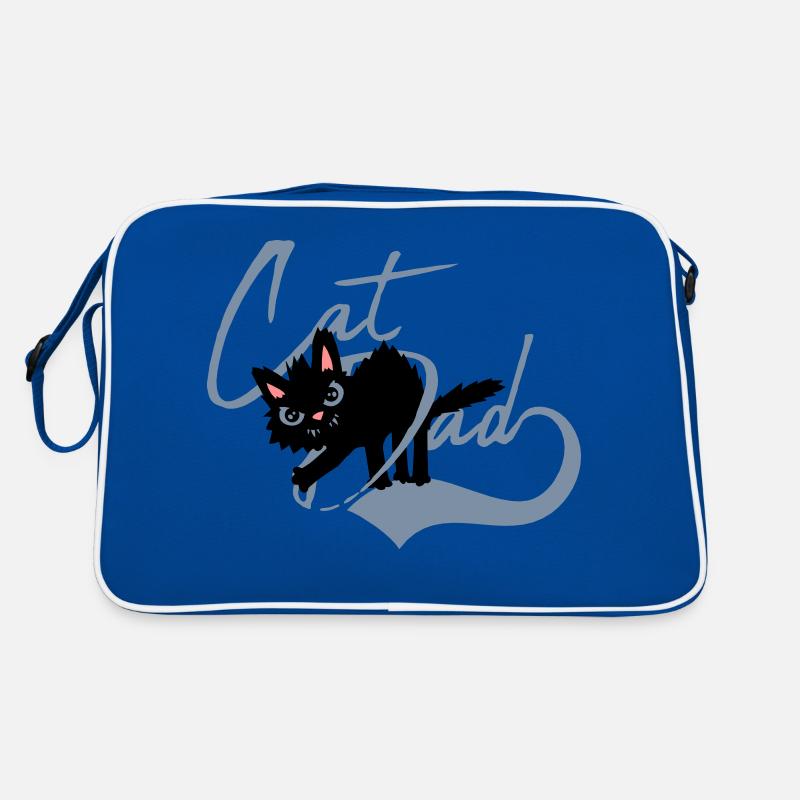 Chat Papa cool Design Sac Retro