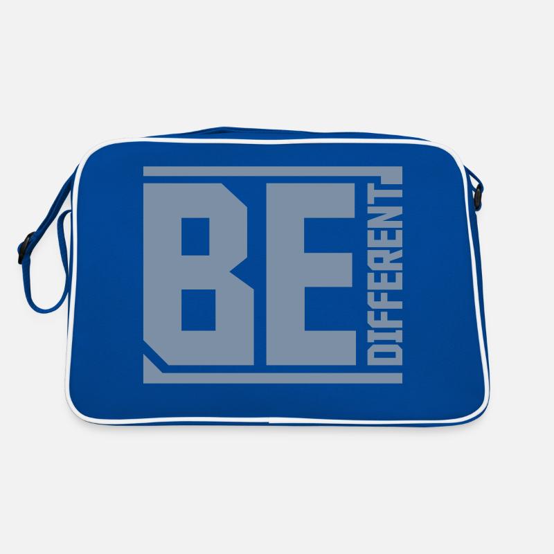 Soyez différent Logo Design Sac Retro