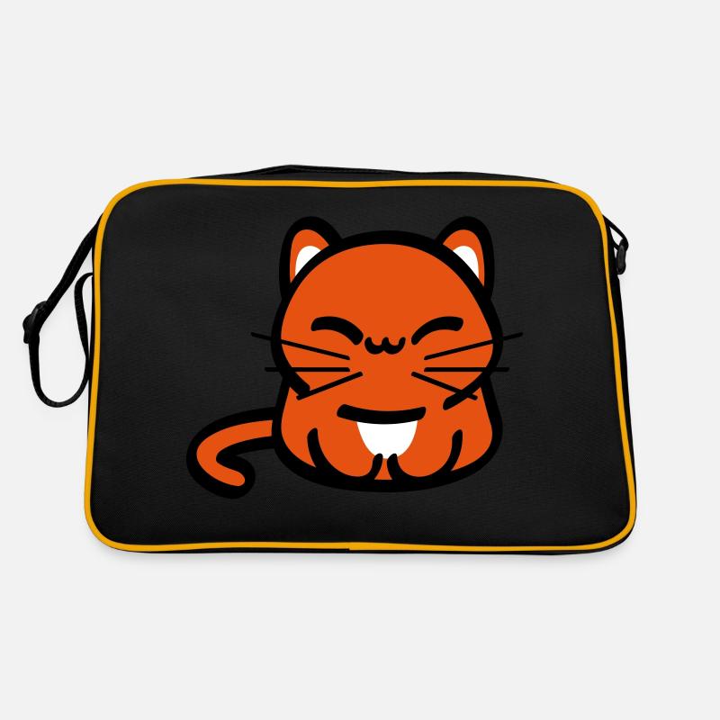Chat sourire Sac Retro