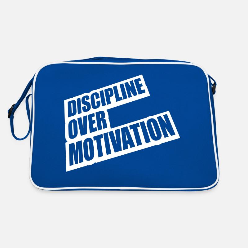 Citation de discipline sur la motivation Sac Retro