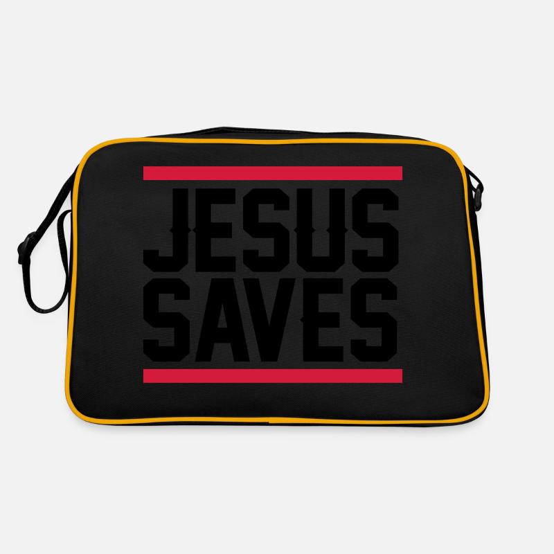Jesus Saves Retro Bag