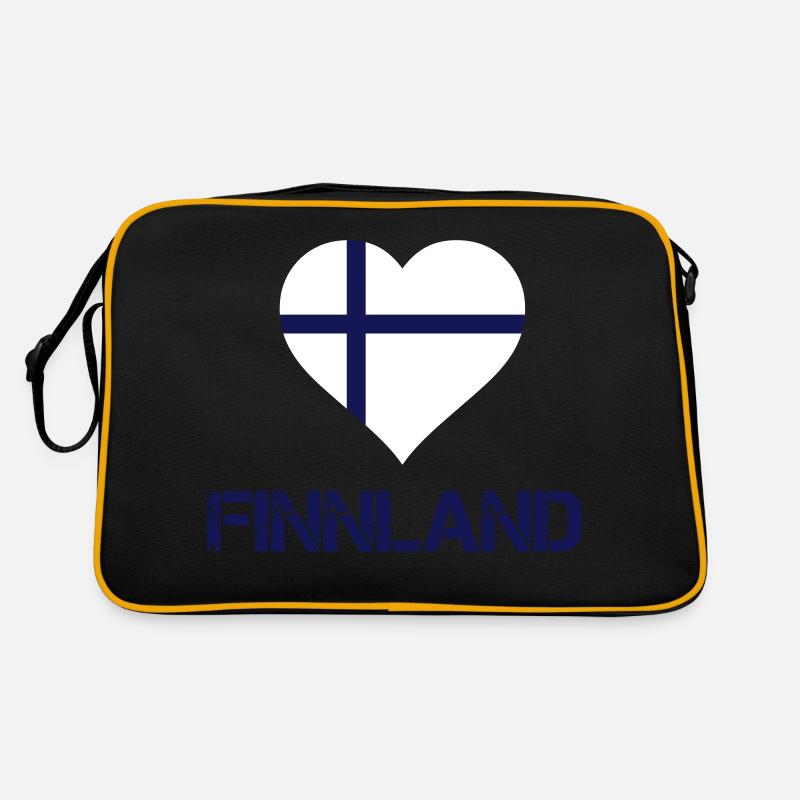 Finlande Coeur Sac Retro