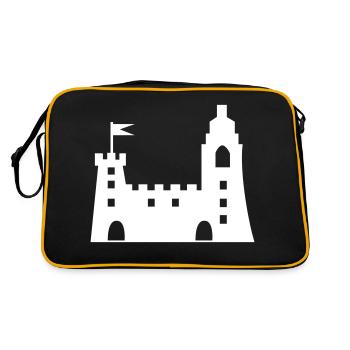 castle - Retro Bag - black/gold - Back