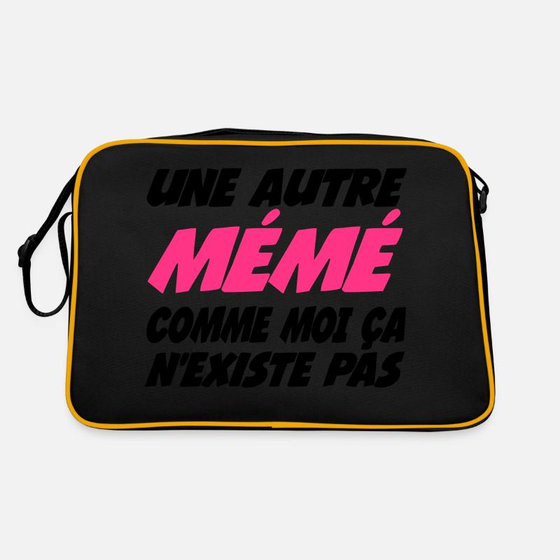 Unr autre mémé comme moi ça nexiste pas Sac Retro