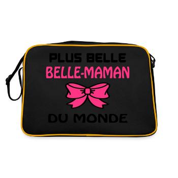 MOST BEAUTIFUL BEAUTIFUL MOM IN THE WORLD - Retro Bag - black/gold - Back
