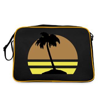 Île Palm - Sac Retro - noir/or - Dos