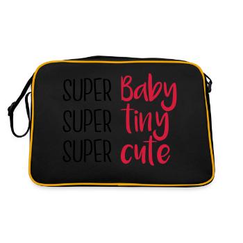 Super Baby Super tiny Super cute - Sac Retro - noir/or - Dos