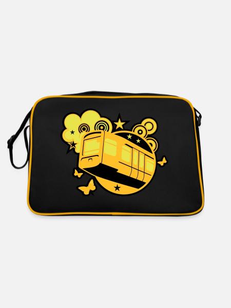 Monorail - Retro Bag - black/gold - Back