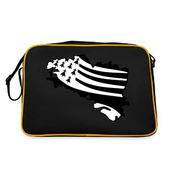 BREIZH - BRETAGNE - Sac Retro - noir/or - Dos