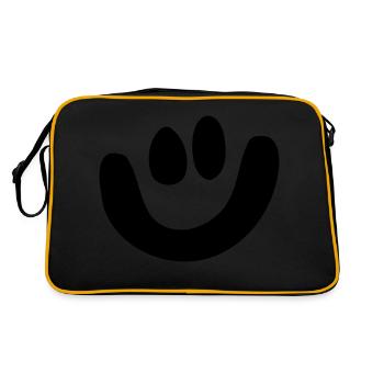 Smiley - Retro Bag - black/gold - Back