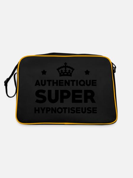 Hypnose / Hypnotiseur / Hypnotiseuse / Médecine - Sac Retro - noir/or - Dos