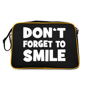 smile - Retro Bag - black/gold - Back