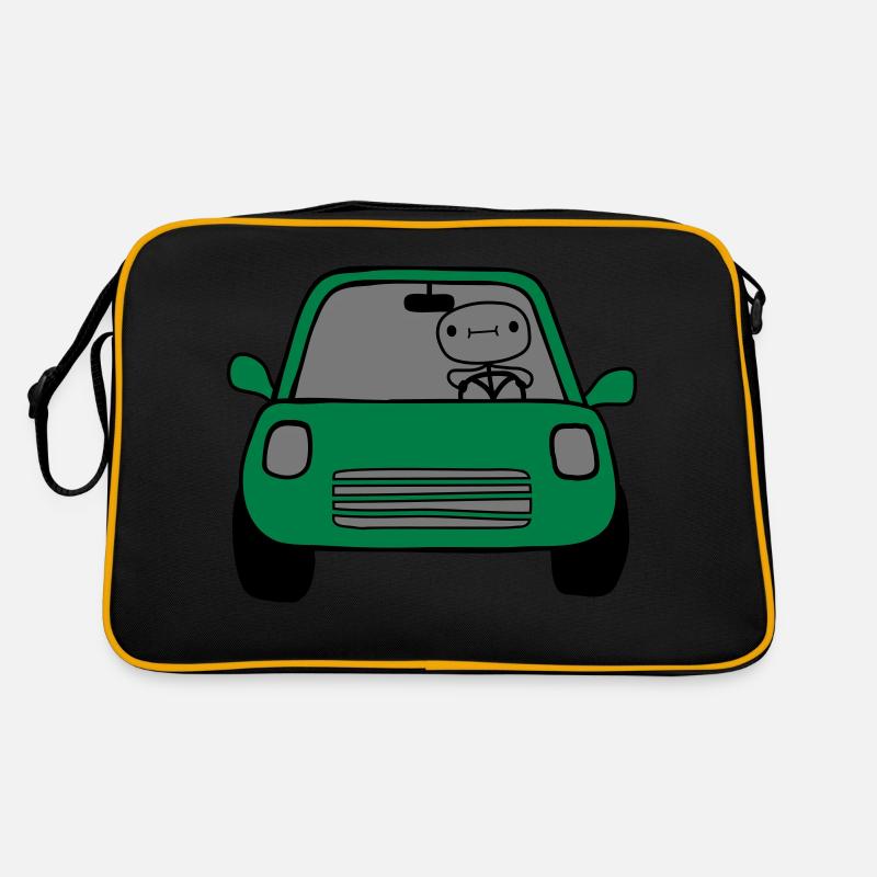 Driver Comic Car Retro Bag