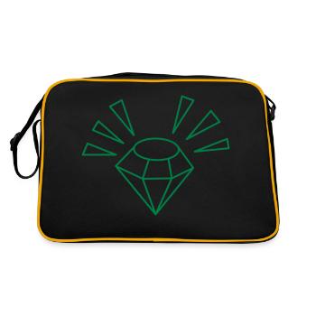 GEM avec des étincelles lumineuses - Sac Retro - noir/or - Dos