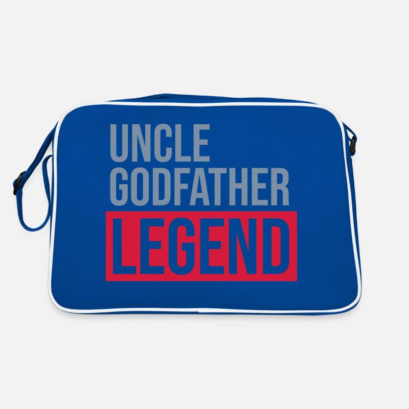 Uncle Godfather Legend Quote Retro Bag