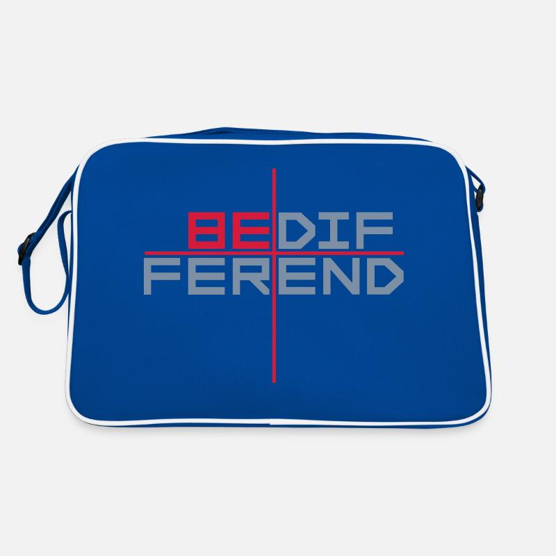 Soyez différent Logo Design Sac Retro