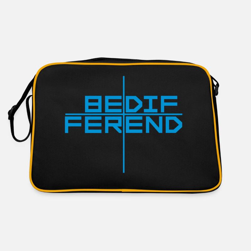 Be different Logo Design Retro Bag