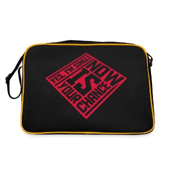 célibataire maintenant votre chance - Sac Retro - noir/or - Dos